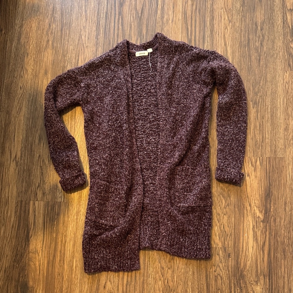 Garage Maroon Knit Sweater